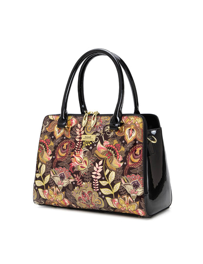 PAVANI GRIP HANDLE LEATHER BAG- SF36-0343- SALE