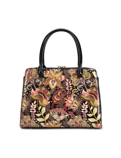 PAVANI GRIP HANDLE LEATHER BAG- SF36-0343- SALE