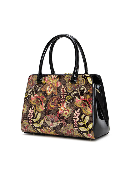 PAVANI GRIP HANDLE LEATHER BAG- SF36-0343- SALE