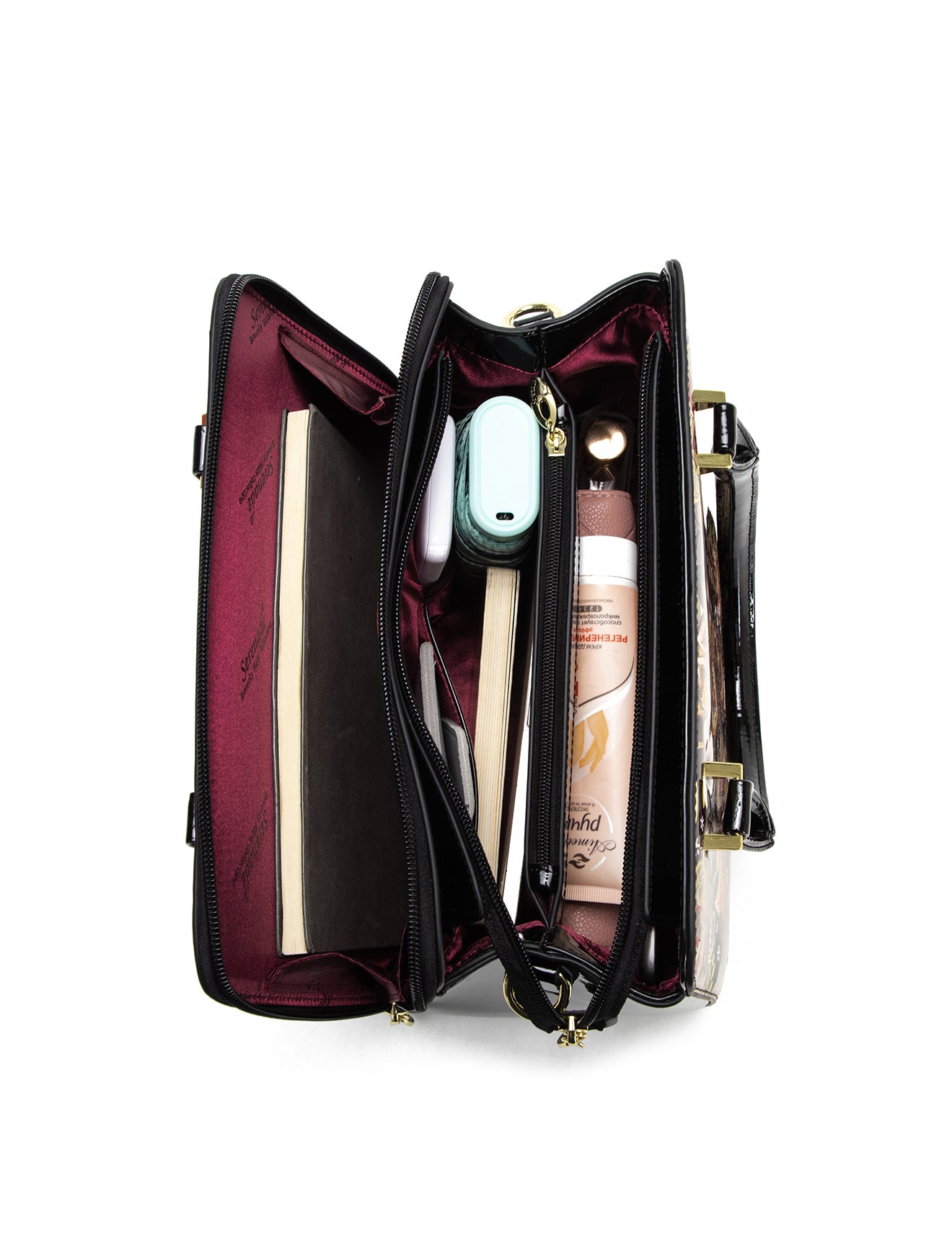 PAVANI GRIP HANDLE LEATHER BAG- SF36-0343- SALE