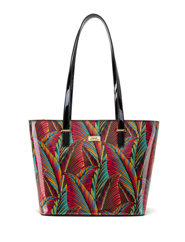 AMAZON LARGE LEATHER TOTE BAG- SF39-0817- NEW IN