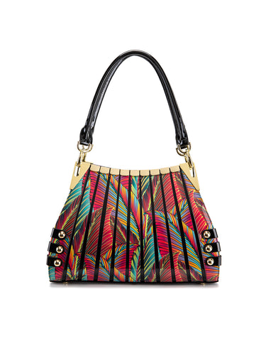 AMAZON PRINT MONICA PATENT LEATHER BAG- SF39-7330- NEW IN