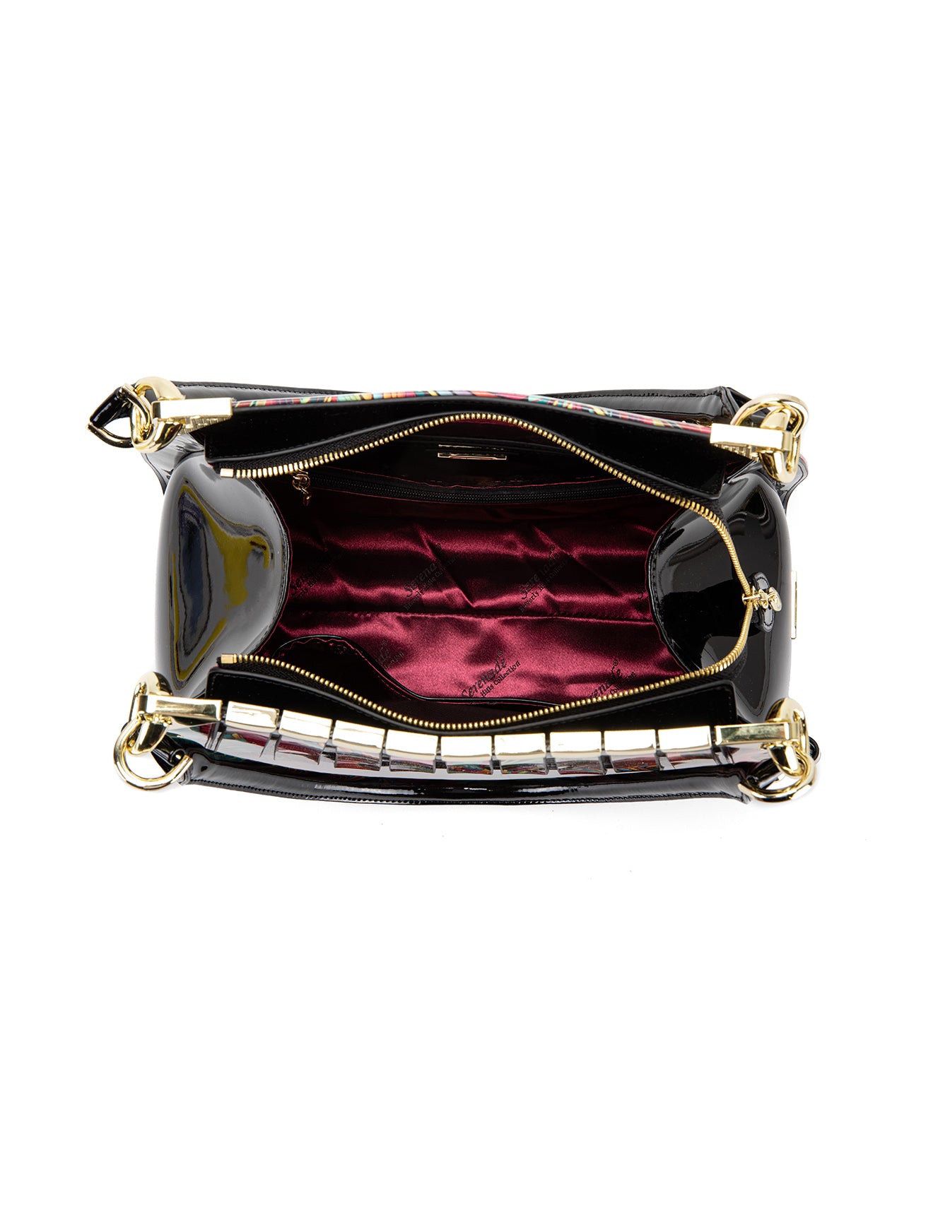 AMAZON PRINT MONICA PATENT LEATHER BAG- SF39-7330