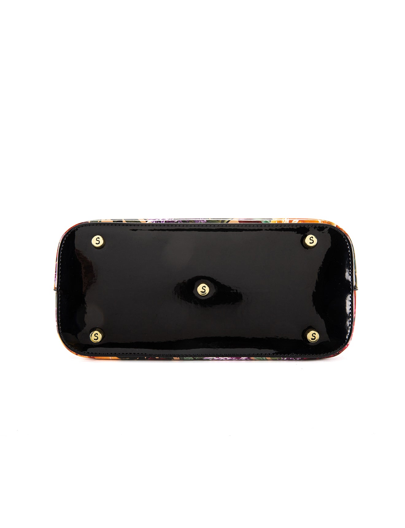 BOUQUET TRIPLE COMPARTMENT LEATHER BAG- SF41-8137