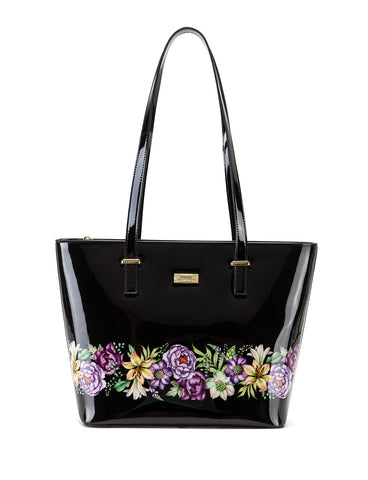 AMBRETTA LARGE LEATHER TOTE BAG- SF43-0817- NEW IN