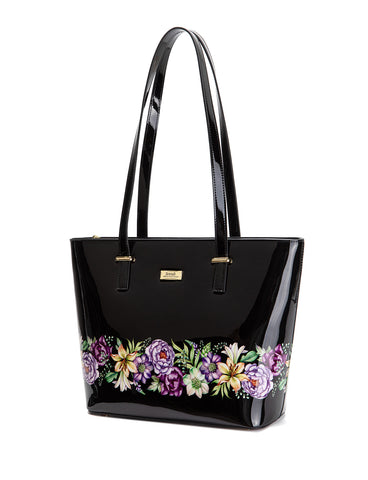 AMBRETTA LARGE LEATHER TOTE BAG- SF43-0817- NEW IN