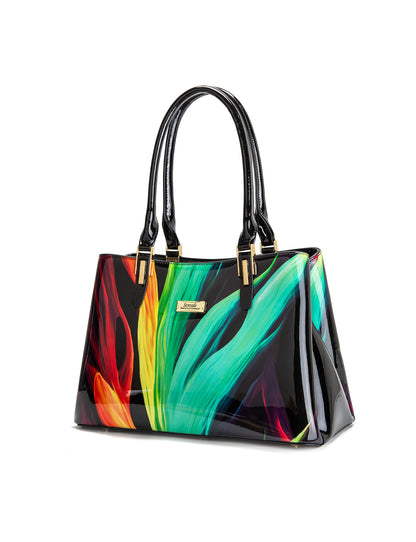FLAME GRIP HANDLE  LEATHER BAG- SF44-0378