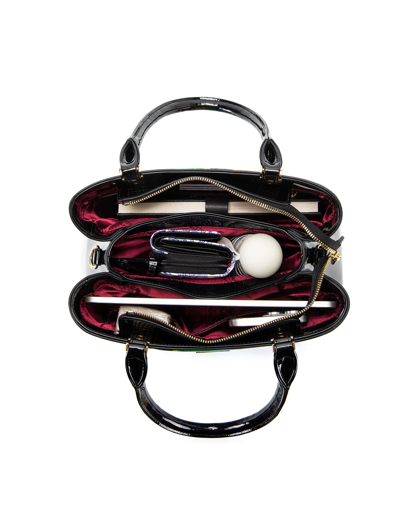 FLAME GRIP HANDLE  LEATHER BAG- SF44-0378