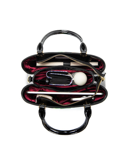 FLAME GRIP HANDLE  LEATHER BAG- SF44-0378
