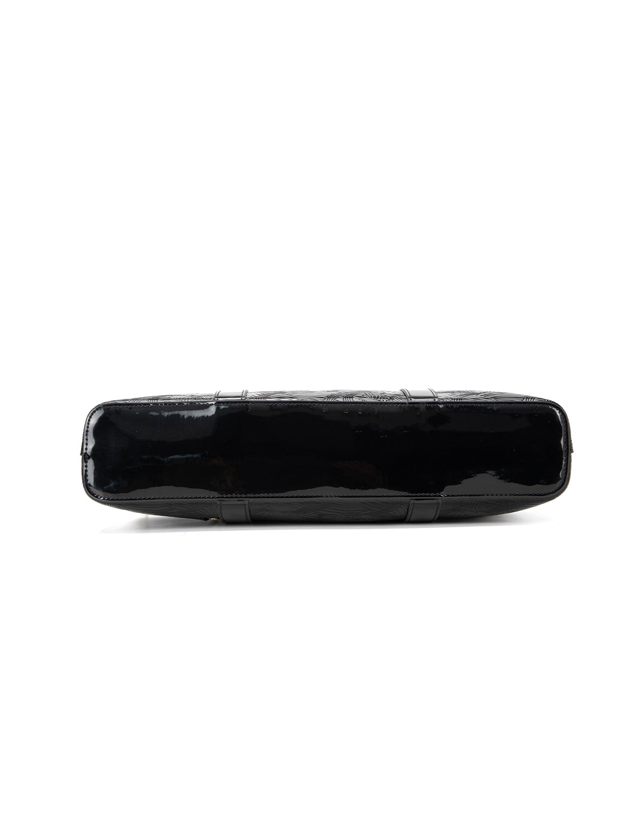 AMIRA PATENT LEATHER LAPTOP BAG- SF45-6006- BLK