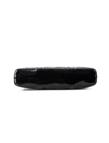 AMIRA PATENT LEATHER LAPTOP BAG- SF45-6006- BLK