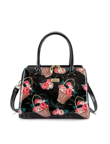 MABEL GRIP HANDLE LEATHER BAG- SF46-0343- NEW IN