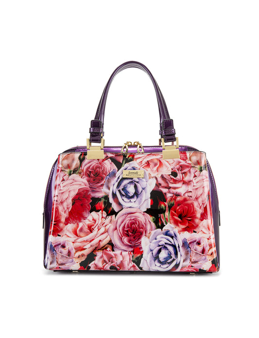 ROSEMARIE PATENT FINISH MULTICOMPARTMENT BAG- SF47-0450