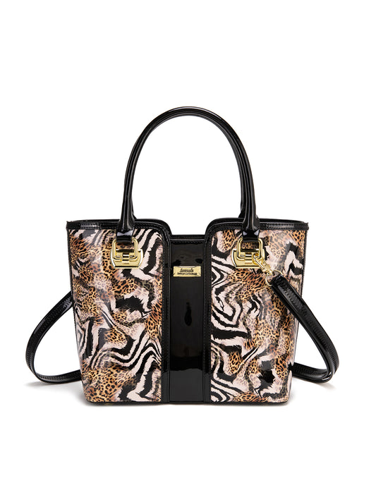 NALA MED GRIP HANDLE LEATHER BAG- SF5-0292