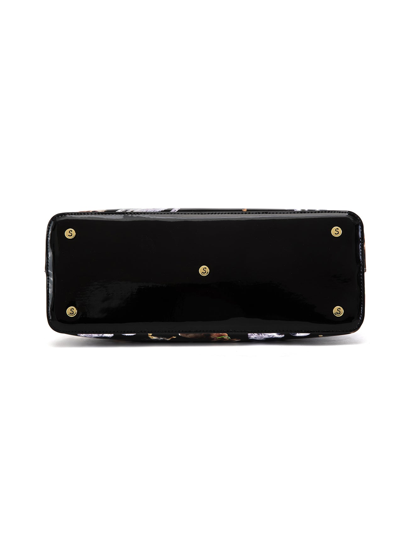 LETS PAWTY PATENT LEATHER SHOULDER BAG- SF50-7985- NEW IN