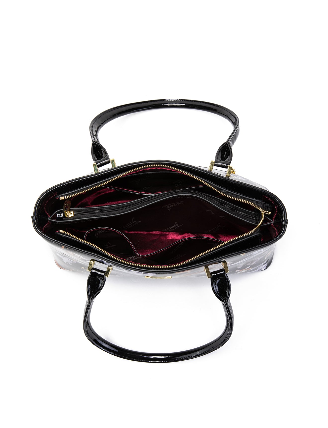 LETS PAWTY PATENT LEATHER SHOULDER BAG- SF50-7985- NEW IN