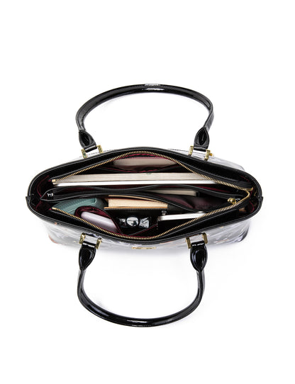 LETS PAWTY PATENT LEATHER SHOULDER BAG- SF50-7985- NEW IN