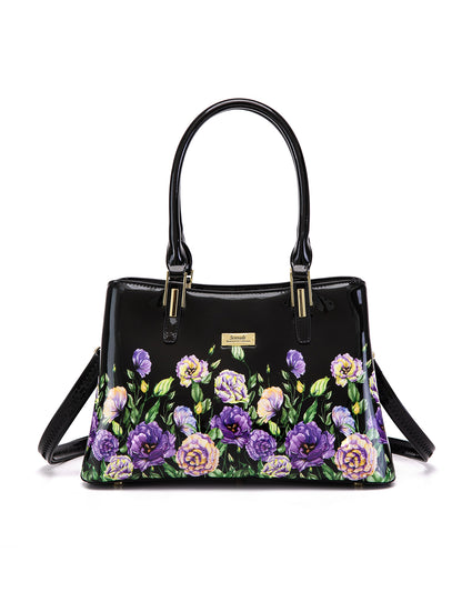 DIZZY LIZZY GRIP HANDLE  LEATHER BAG- SF51-0378- NEW IN