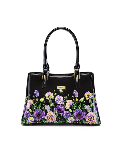 DIZZY LIZZY GRIP HANDLE  LEATHER BAG- SF51-0378- NEW IN