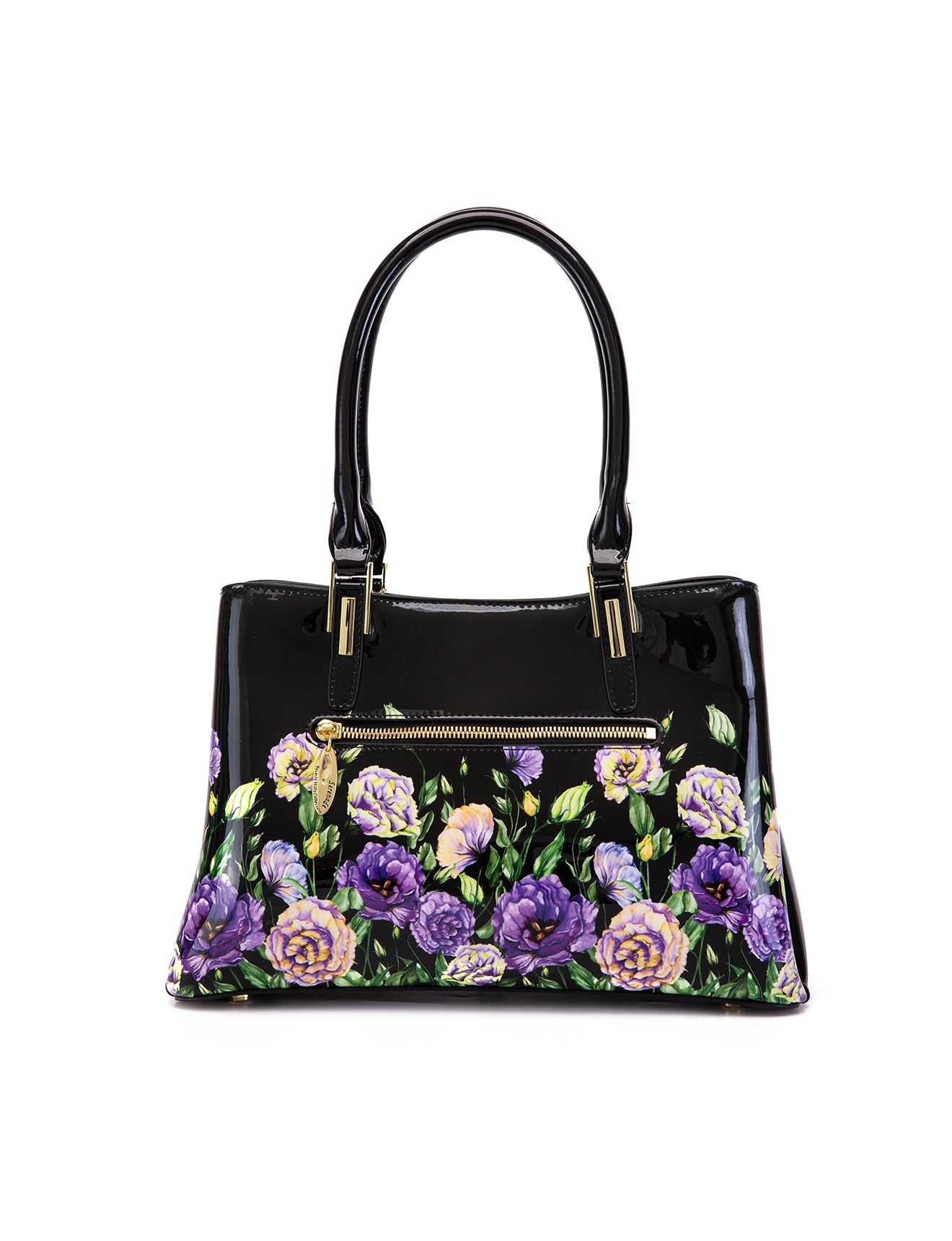 DIZZY LIZZY GRIP HANDLE  LEATHER BAG- SF51-0378- NEW IN