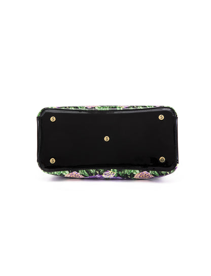 DIZZY LIZZY GRIP HANDLE  LEATHER BAG- SF51-0378- NEW IN