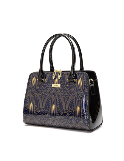 GATSBY GRIP HANDLE LEATHER BAG- SF52-0343- NEW IN