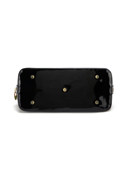 LAUREN  PATENT LEATHER DOME BAG- SF8-6801- SALE