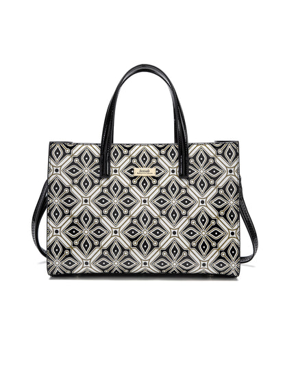 VALENTINA PATENT LEATHER GRIP HANDLE BAG-SN51-0821