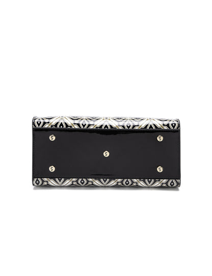 VALENTINA PATENT LEATHER GRIP HANDLE BAG-SN51-0821