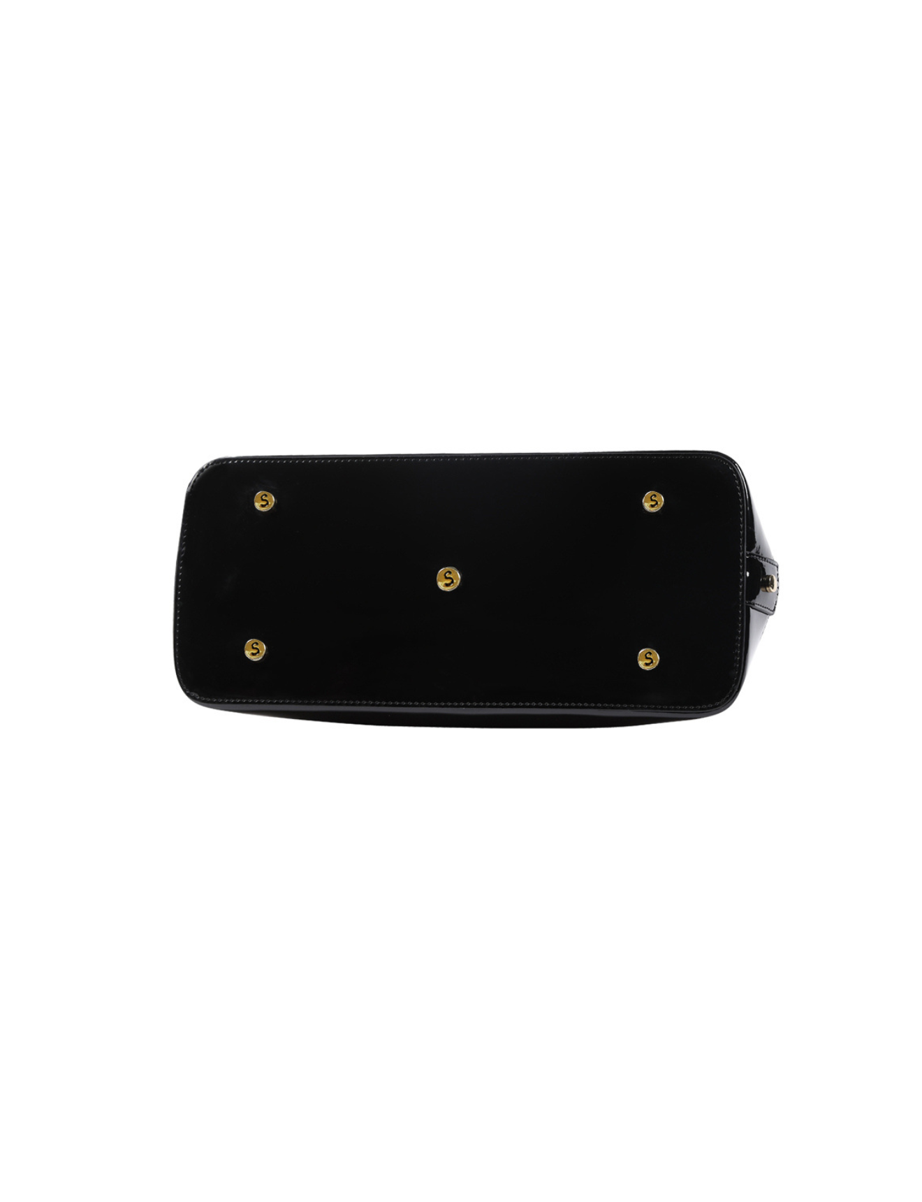 PEONY PATENT LEATHER DOME BAG- SN52-6801