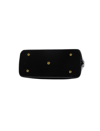 PEONY PATENT LEATHER DOME BAG- SN52-6801