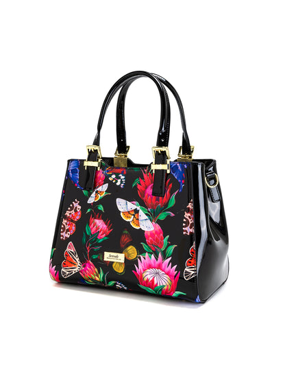 WINSLET GRIP HANDLE LEATHER BAG-SN56-0160- SALE