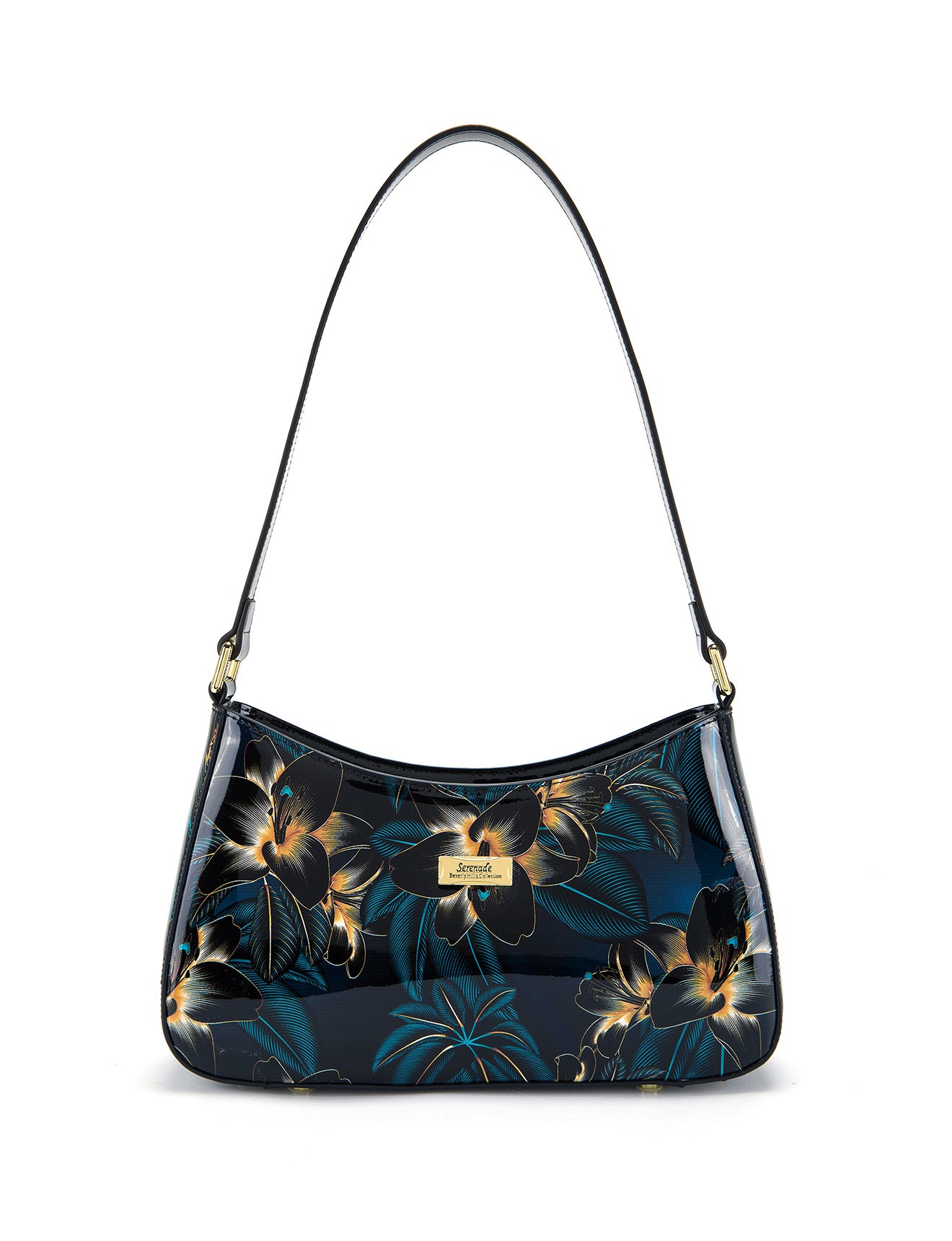 GAYLE PATENT LEATHER BAG WITH RFID- SN70-0822