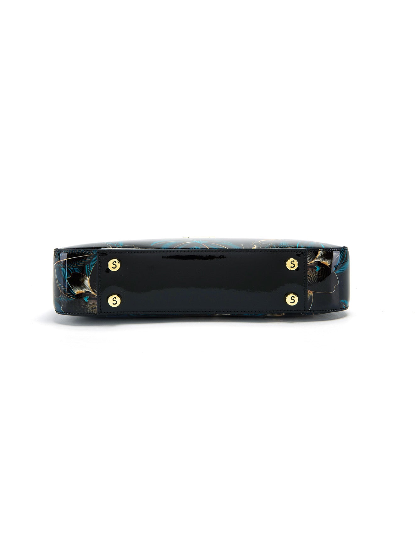 GAYLE PATENT LEATHER BAG WITH RFID- SN70-0822