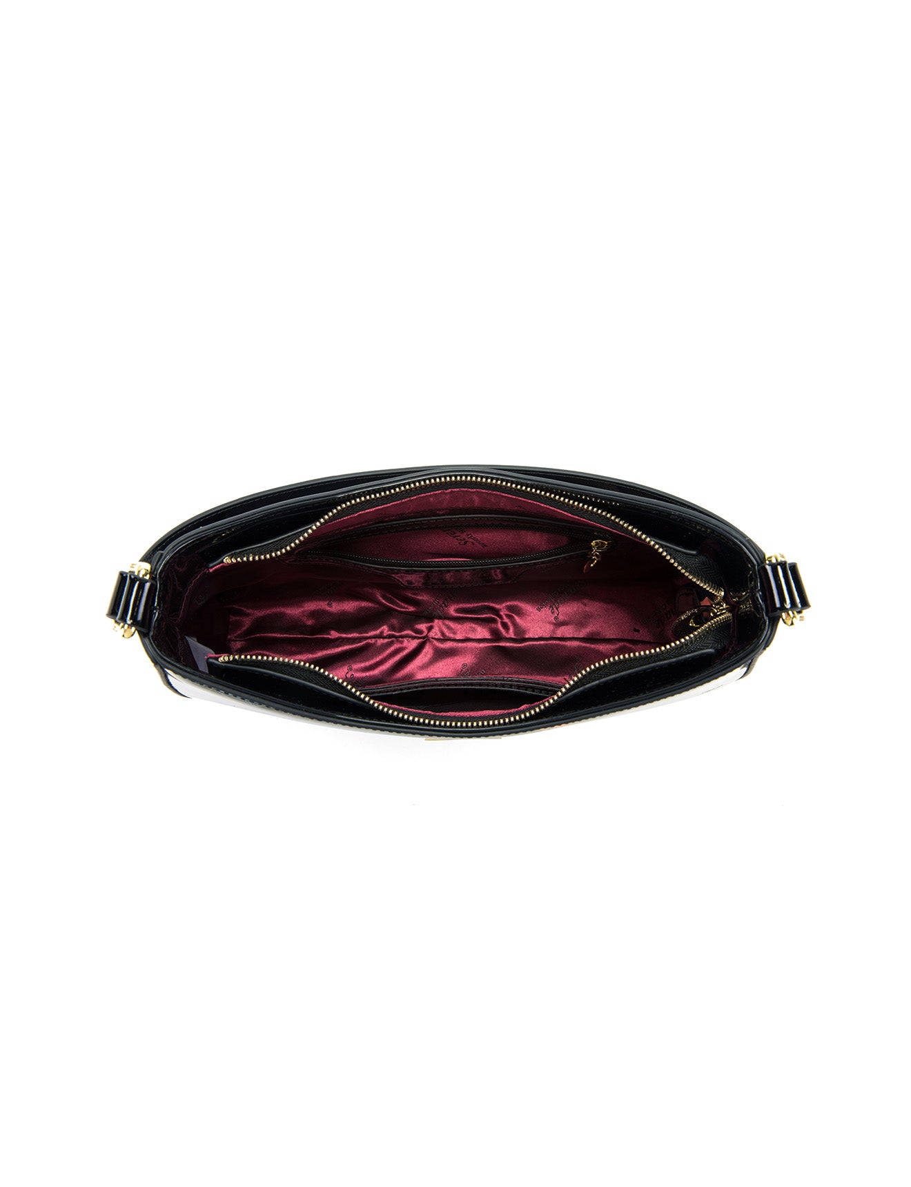 GAYLE PATENT LEATHER BAG WITH RFID- SN70-0822
