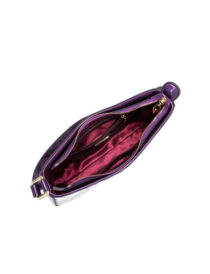 JACINDA PATENT LEATHER BAG WITH RFID- SN86-0822- SALE