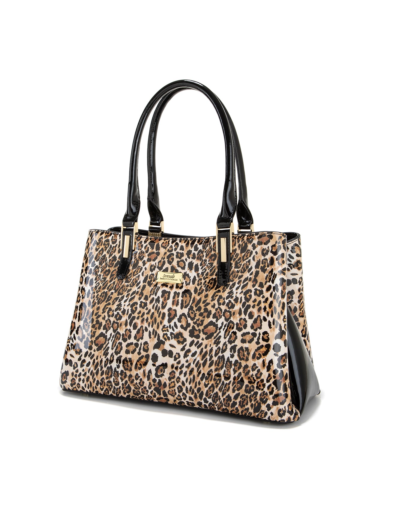 WILD CAT TRIPLE COMPARTMENT LEATHER BAG- SN88-0378