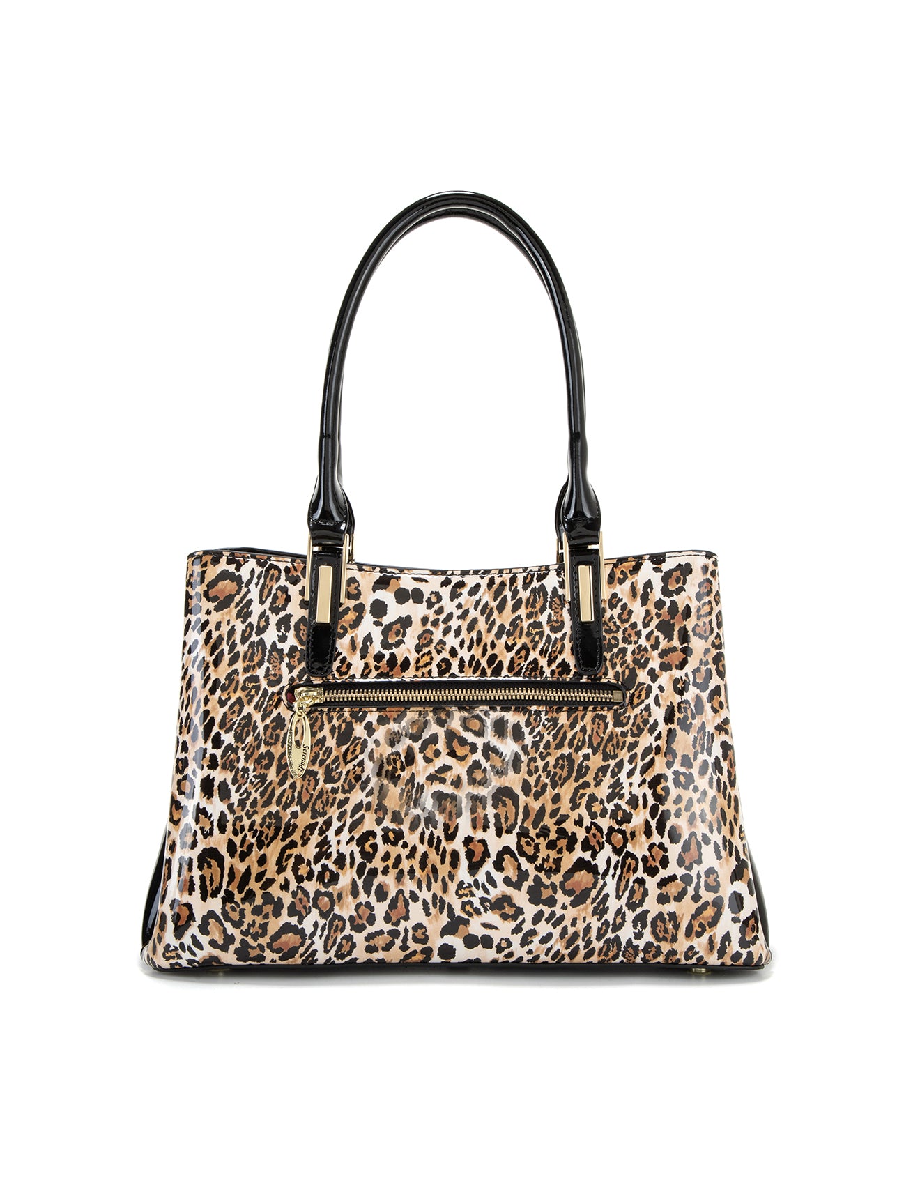 WILD CAT TRIPLE COMPARTMENT LEATHER BAG- SN88-0378