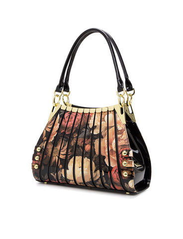 ELISABETTA MONICA PATENT LEATHER BAG-SN97-7330-NEW IN