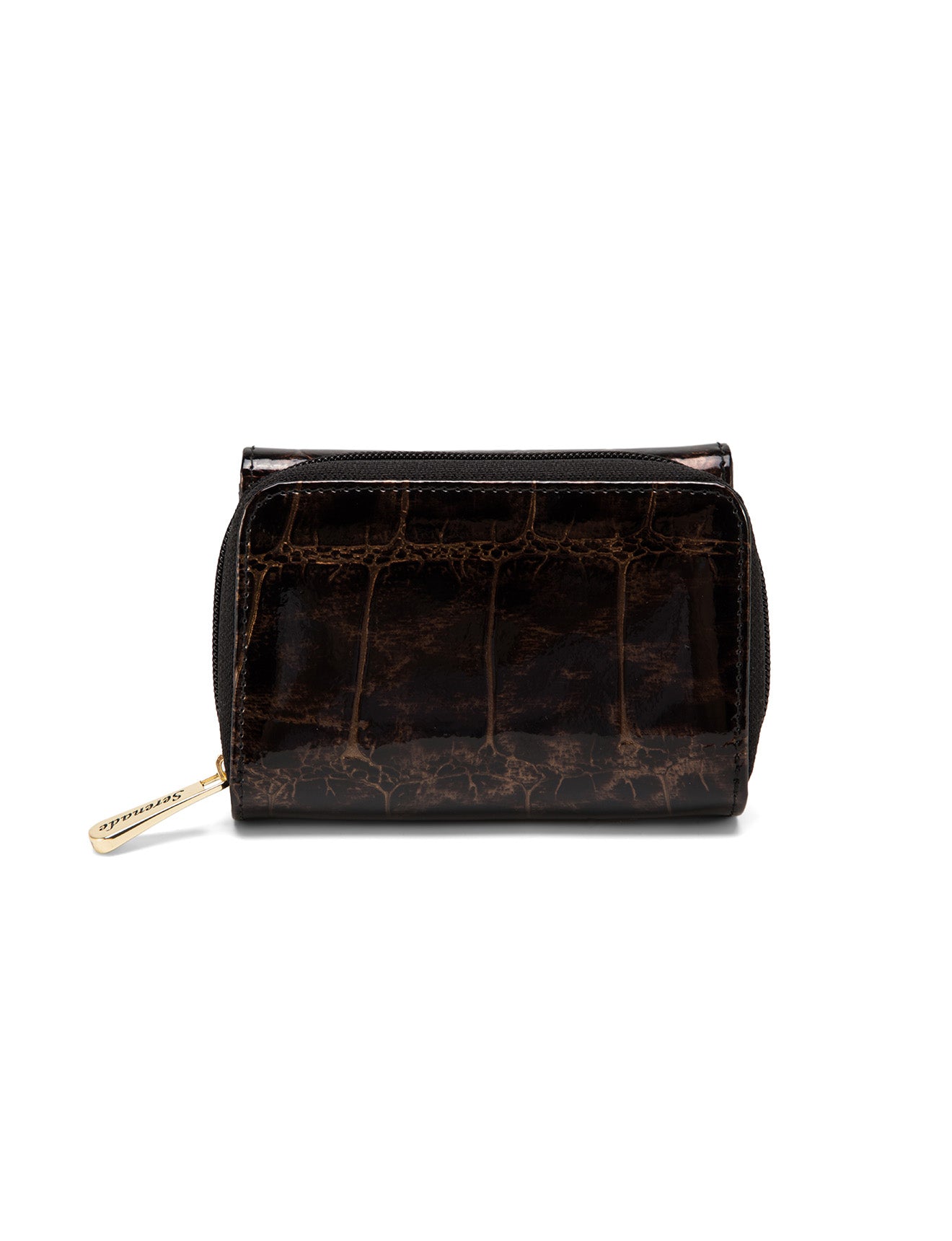 LEOPARD SMALL LEATHER RFID WALLET- WH703