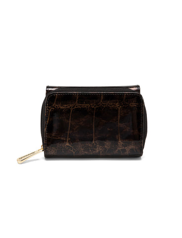 LEOPARD SMALL LEATHER RFID WALLET- NEW IN- WH703