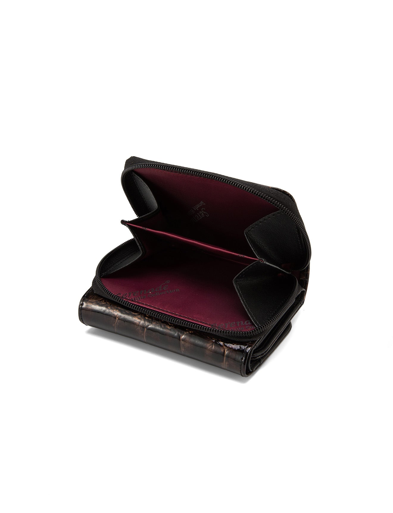 LEOPARD SMALL LEATHER RFID WALLET- WH703