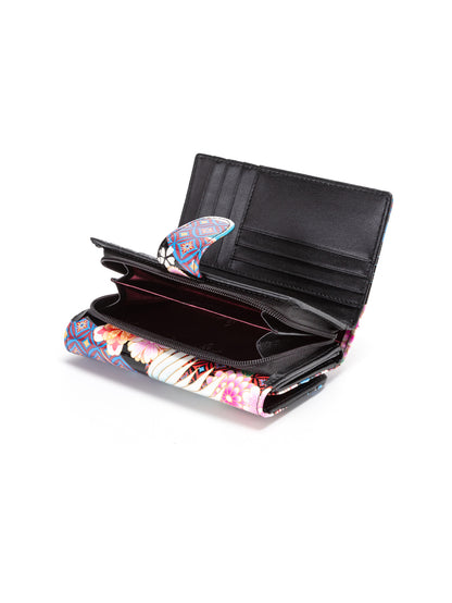 MIYUKI MEDIUM  PATENT LEATHER WALLET WITH RFID-WSF1202