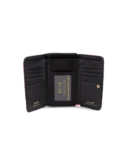 MIYUKI MEDIUM  PATENT LEATHER WALLET WITH RFID-WSF1202