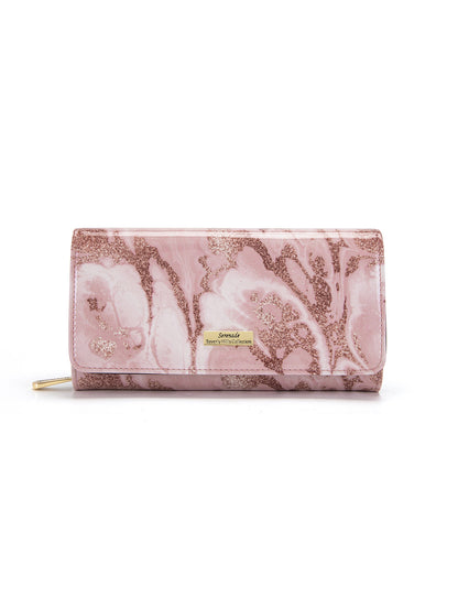ZAHIRA  LARGE LEATHER RFID WALLET- WSF1701