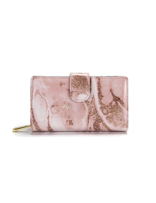 ZAHIRA  MED LEATHER RFID WALLET- WSF1702