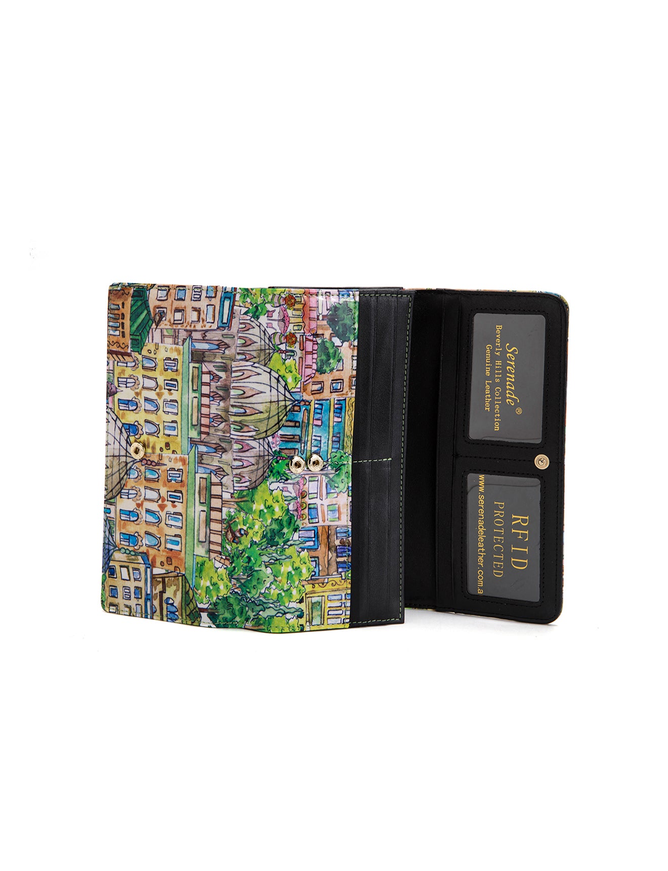 PALERMO  LARGE LEATHER RFID WALLET- WSF1801