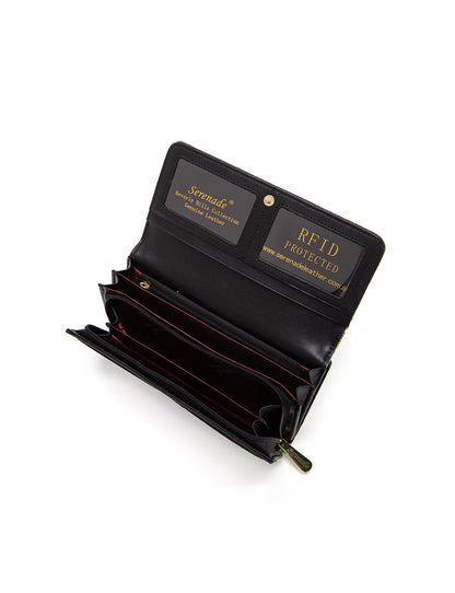 PALERMO  LARGE LEATHER RFID WALLET- WSF1801