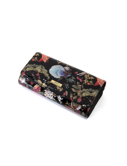 SONGBIRD LARGE  PATENT LEATHER WALLET WITH RFID- WSF2601- SALE
