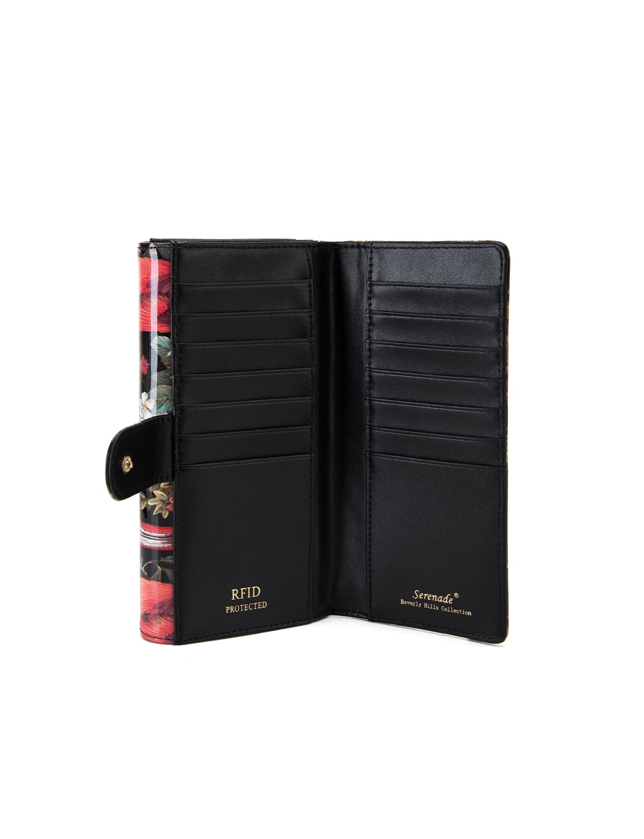 SONGBIRD LARGE  PATENT LEATHER WALLET WITH RFID- WSF2601- SALE